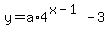 y=a%2A4%5E%28x-1%29-3