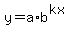 y=a%2Ab%5E%28kx%29