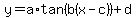 y=a%2Atan%28b%28x-c%29%29%2Bd