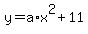 y=a%2Ax%5E2%2B11