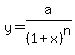 y=a%2F%281%2Bx%29%5En