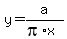 y=a%2F%28pi%2Ax%29