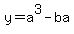 y=a%5E3-ba