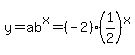 y=ab%5Ex=%28-2%29%281%2F2%29%5Ex