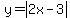 y=abs%282x-3%29