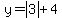 y=abs%283%29%2B4