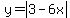 y=abs%283-6x%29