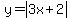 y=abs%283x%2B2%29