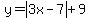 y=abs%283x-7%29%2B9