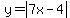 y=abs%287x-4%29