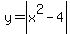 y=abs%28x%5E2-4%29