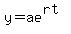y=ae%5E%28rt%29