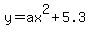y=ax%5E2%2B5.3