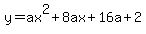 y=ax%5E2%2B8ax%2B16a%2B2
