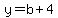 y=b%2B4
