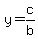 y=c%2Fb