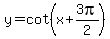 y=cot%28x%2B3pi%2F2%29