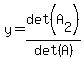 y=det%28A%5B2%5D%29%2Fdet%28A%29