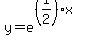 y=e%5E%28%281%2F2%29x%29
