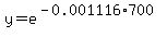y=e%5E%28-0.001116%2A700%29