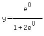 y=e%5E0%2F%281%2B2e%5E0+%29