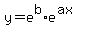 y=e%5Eb%2Ae%5E%28ax%29