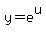y=e%5Eu
