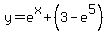y=e%5Ex%2B%283-e%5E5%29