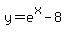 y=e%5Ex-8