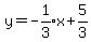 y=expr%28-1%2F3%29x%2B5%2F3