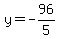 y=expr%28-96%2F5%29