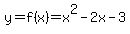 y=f%28x%29=x%5E2-2x-3