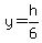y=h%2F6