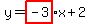 y=highlight%28-3%29x%2B2