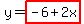 y=highlight%28-6%2B2x%29