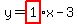 y=highlight%281%29x-3