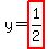 y=highlight%281%2F2%29