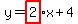 y=highlight%282%29x%2B4