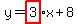 y=highlight%283%29x%2B8+