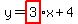 y=highlight%283%29x+%2B+4