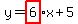 y=highlight%286%29x%2B5