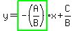 y=highlight_green%28-%28A%2FB%29%29x%2BC%2FB