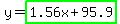 y=highlight_green%281.56x%2B95.9%29