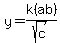 y=k%28ab%29%2Fsqrt%28c%29