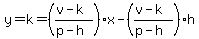 y=k=%28%28v-k%29%2F%28p-h%29%29x-%28%28v-k%29%2F%28p-h%29%29h