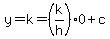 y=k=%28k%2Fh%29%2A0%2Bc