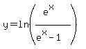 y=ln%28%28e%5Ex%29%2F%28e%5Ex-1%29%29