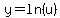 y=ln%28u%29