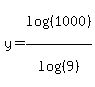 y=log%28%281000%29%29%2Flog%28%289%29%29