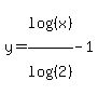 y=log%28%28x%29%29%2Flog%28%282%29%29-1